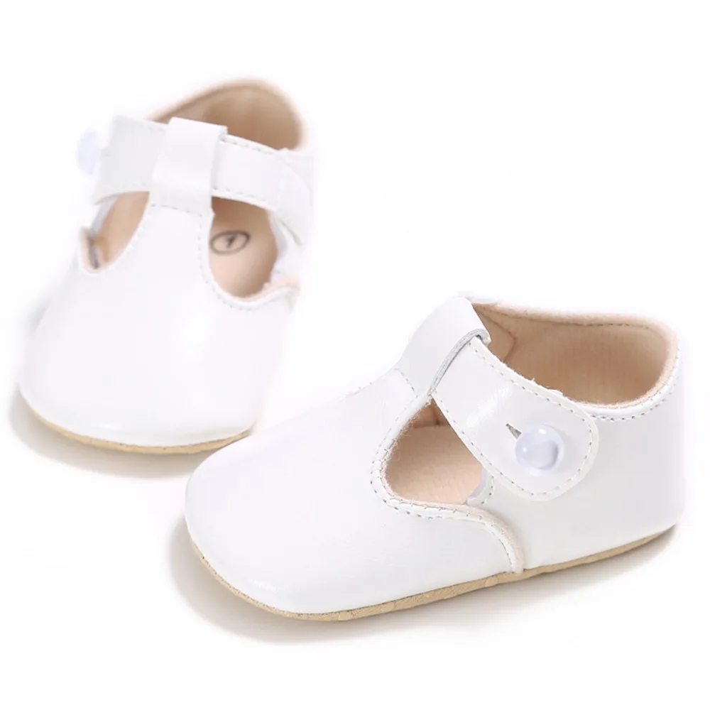 

Baby Girls Shoes Pu Leather Embroidered Soft Bottom Non-Slip Princess Shoes First Walkers Shoes Baby Girl Shoes