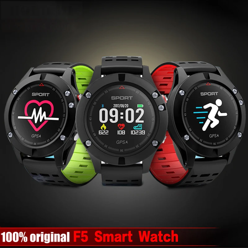 

Robotsky F5 Smart Watch GPS Bluetooth 4.2 Alloy Waterproof Heart Rate Touch OLED Wristband Sport Smartwatch for Android IOS