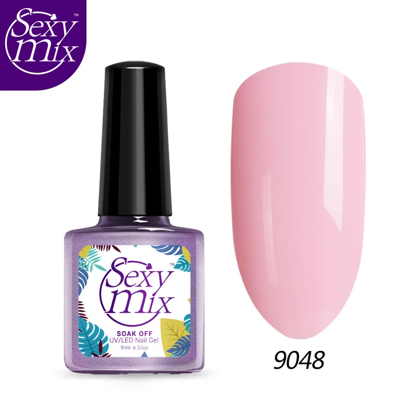 SEXYMIX УФ-гель для ногтей 60 цветов 9 мл Полупостоянный светодиодный Гель-лак для ногтей замачиваемый УФ-лак для ногтей - Цвет: 9048