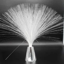 Многоцветный СВЕТОДИОДНЫЙ оптоволоконная лампа свет праздник свадьба центральный оптоволоконный светодиодный светильник P0.11 домашний декор для свадебной вечеринки