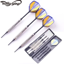 Electronic Soft Tip 16g Blue Yellow Arrow Darts Set Practice Training Brass Electronic Darts Electronic Soft Tip 16g Blue Yellow Arrow Darts Set Practice Training Brass Electronic Darts