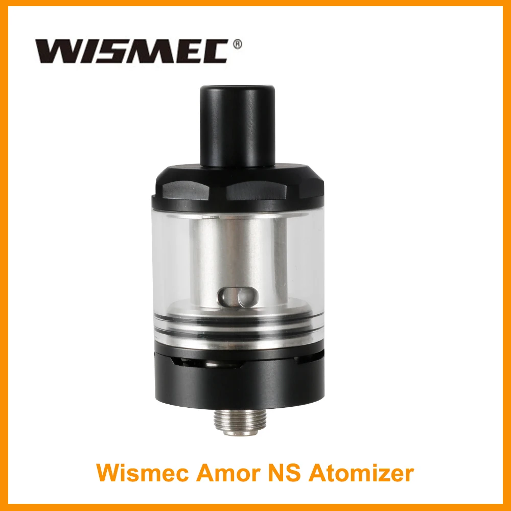 

France Warehouse Original Wismec AMOR NS Tank 2ml/4ml Capacity with 1.5ohm WS03 MTL Head For CB-60 Mod E-Cigarette