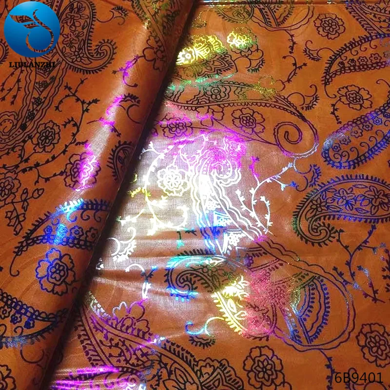 

LIULANZHI african bazin riche dresses wholesale glitter fabric italian brocade fabric cheap latest 5 yards/lot for sewing 6B94
