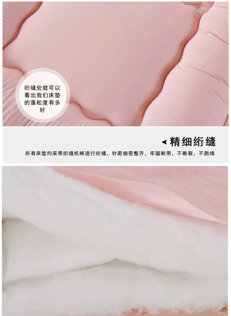 Description Picture 6 of itemDropshipping Customizable Size Mattress Soft Mattress Home Tatami Mat Was The Floor Mat Student ZHA14A-14599