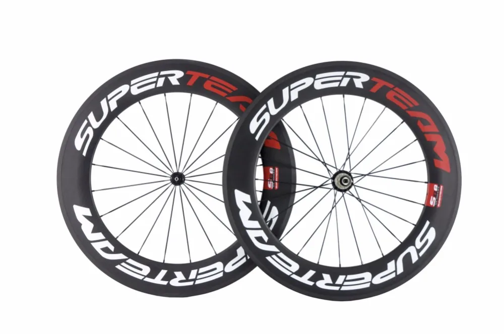 Cheap Superteam carbon clincher wheelset 700C bicycle wheels For Road bike wheels matte finish Clincher 2 Cheap Superteam carbon clincher wheelset 700C bicycle wheels For Road bike wheels matte finish Clincher 2