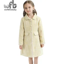 Розничная, пальто для детей 4-12 лет, модная простая и удобная теплая детская одежда для девочек, детская одежда на весну, осень, зиму