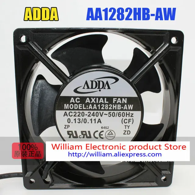 New Original ADDA AA1282HB AW AA1282HB AT AC220V 0.13/0.11A 120*120
