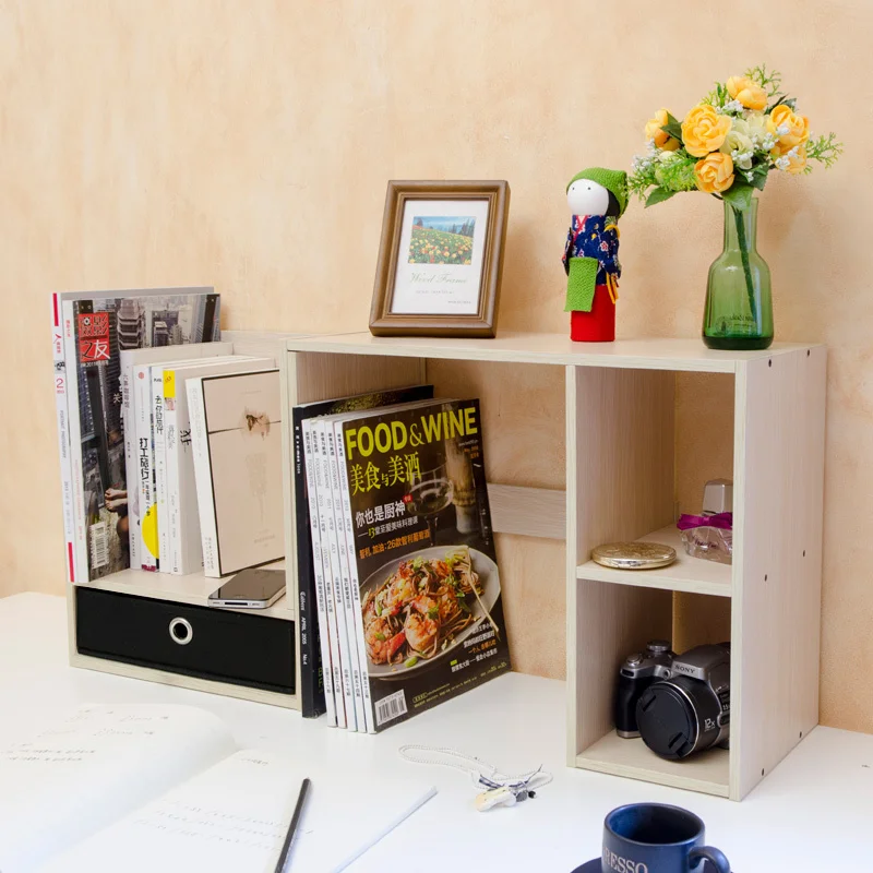 Sliding Shelves With Pumping Small Bookcase Desk Variety Desktop