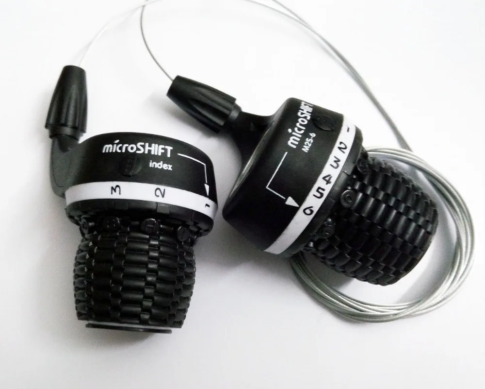 3X7 Speed MicroShift Shimano Compatible Bicycle Twist Grip Shift Gear Shifters