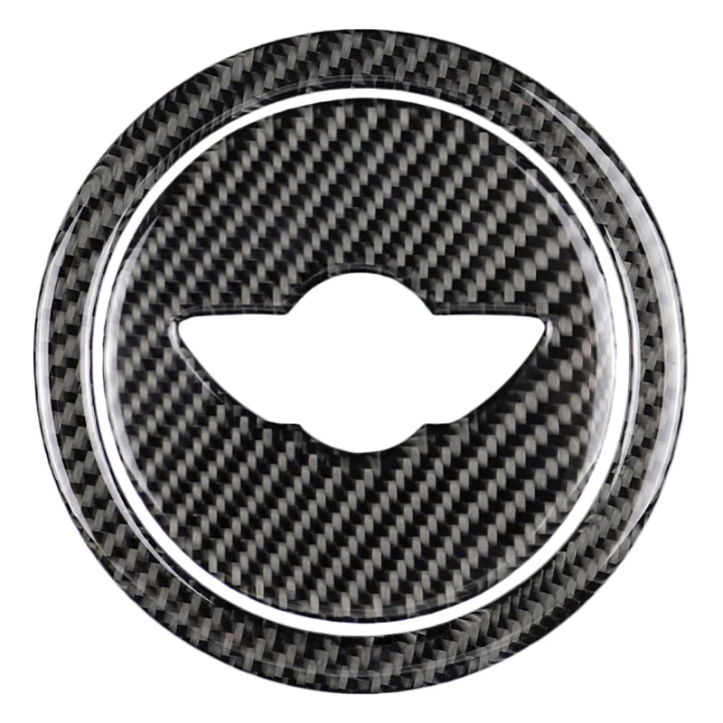 

Carbon Fiber Steering Wheel Stickers Cover Trim For Mini Cooper Clubman R55 R56 Countryman R60 Paceman R61 Accessories