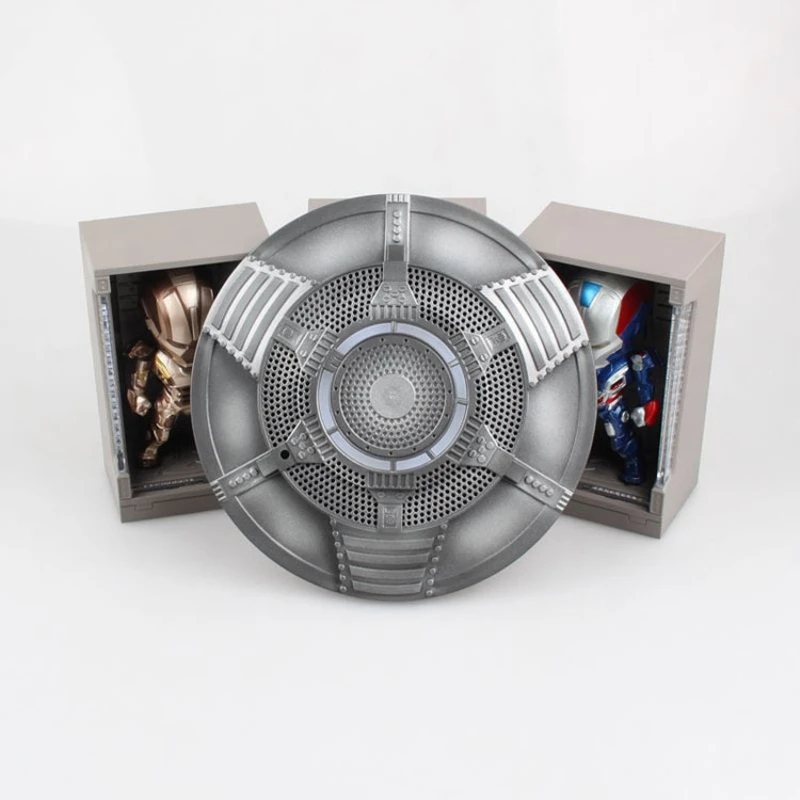 

NEW Iron Man 3 Tony's Powerd Stage with Light Up Function White Light PVC Marvel Legends Action Figure Collectible Model Toy