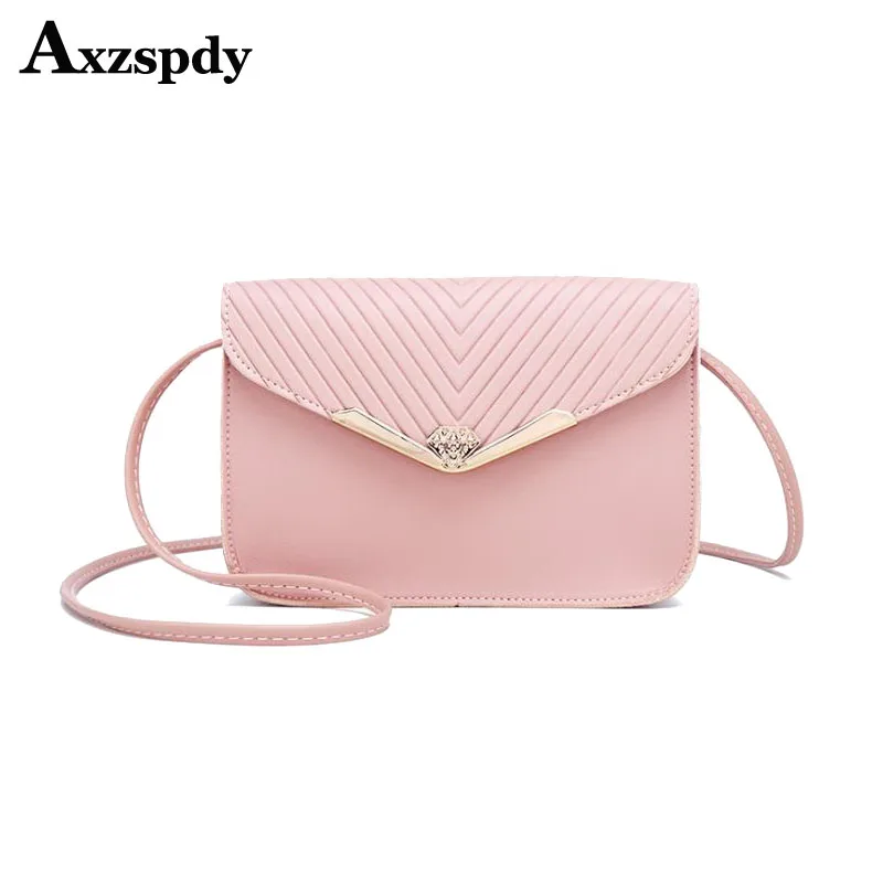 Axzspdy кошельки и сумки розовый кожаный crossbody Сумка bolsa feminina 2019 для женщин Малый