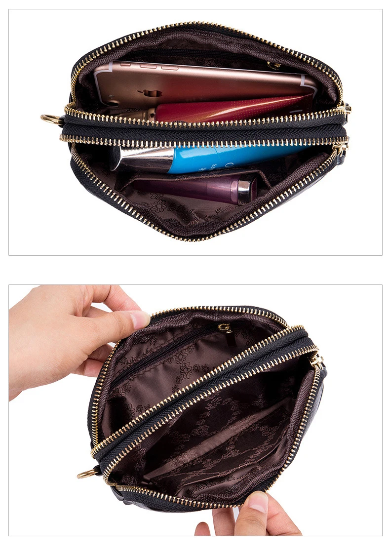 Women genuine leather coin purse 17