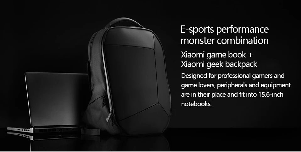 Xiaomi Mijia гик рюкзак бизнес путешествия водонепроницаемый 15,6 дюймов ноутбук большой емкости модные черные для мужчин и женщин пакет сумки