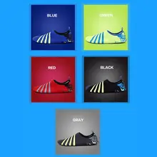 Пляж Бассейн тренажерный зал Aqua гидроноски пляжные Плавание Upstream обувь Для мужчин женщина унисекс для носки Босиком тонкие носки в полоску обувь