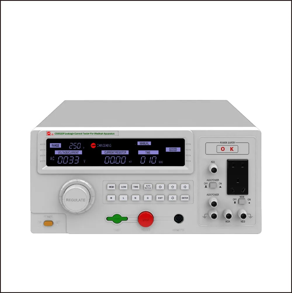 

Fast arrival Changsheng CS5510F Leakage current tester for medical apparatus