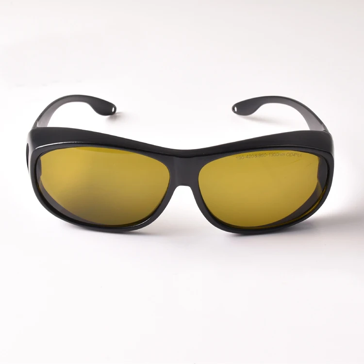 Лазерные защитные очки для лазеров 190-420nm и 850-1300nm O.D 5+ CE, 405nm 980nm 1064nm 1070nm лазеры
