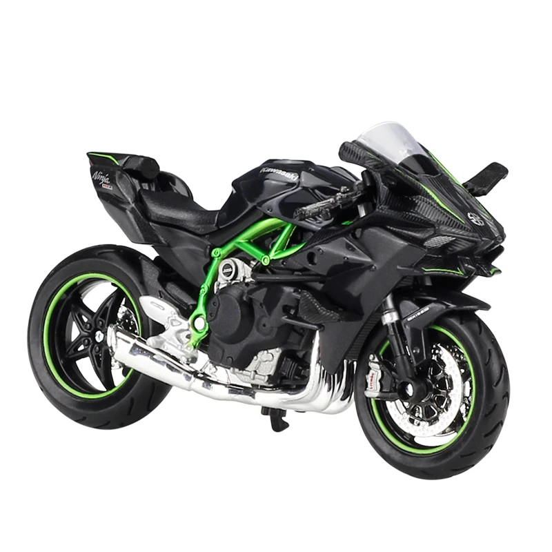 Maisto 1:18 KAWASAKI NINJA H2 R черный литой Сплав модель мотоцикла игрушка для детей подарок на день рождения Коллекция игрушек