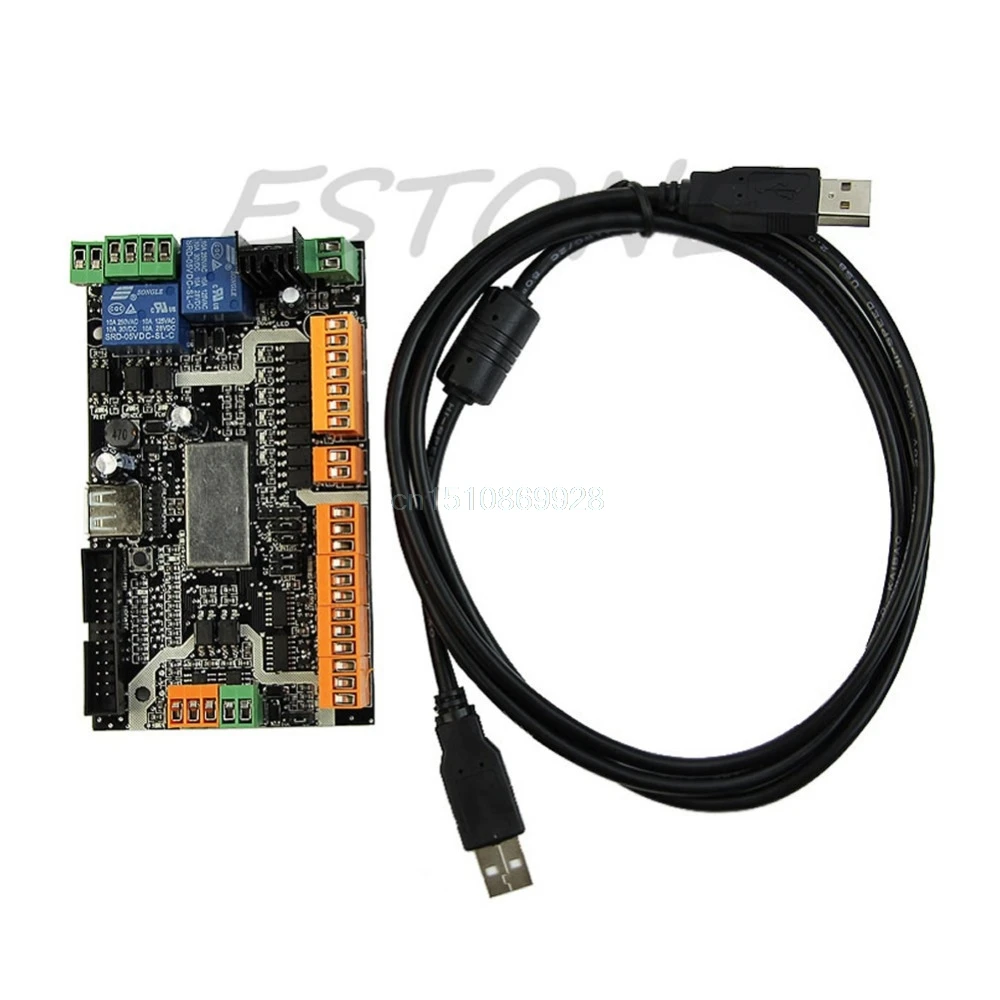 

4 Axis USB CNC Card Controller Interface Board USBCNC Replaceable MACH3 DIY NEW