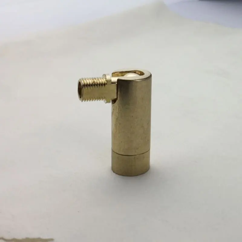 

Brass Universal Joint 90 Degree, M10 Outside + Outside M10 Gooseneck Tube Light Fitting DIY