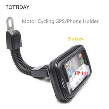 TOTTIDAY Motorcycle Mobile Phone Holder Stand for iPhone X 8 7 6S Plus GPS motor Rear View Mirror Mount holder for galaxy S8 S7