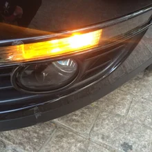 EOsuns наивысшего качества бампер уголок боковой габаритный спереди сигнал поворота светильник галогенная лампа для Volkswagen VW passat B6, без лампы