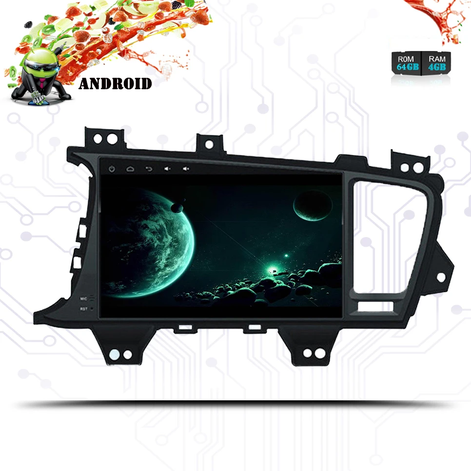 9&quot Android 9.0 2 din Car DVD Player for Kia K5 Optima 2011-2015 gps radio RDS stereo multimedia usb wifi video Tape Recorder |