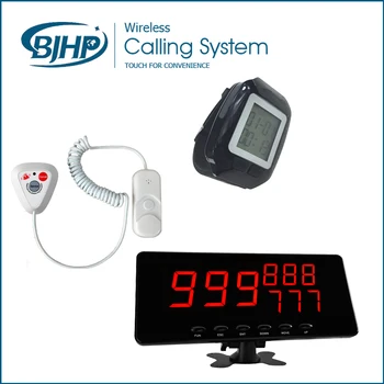

Hospital Wireless Emergency Call System(60 pcs call button Y302+16 pcs Y100+3 Display ReceiverS101+6 Watch Receivers+4 repeater)