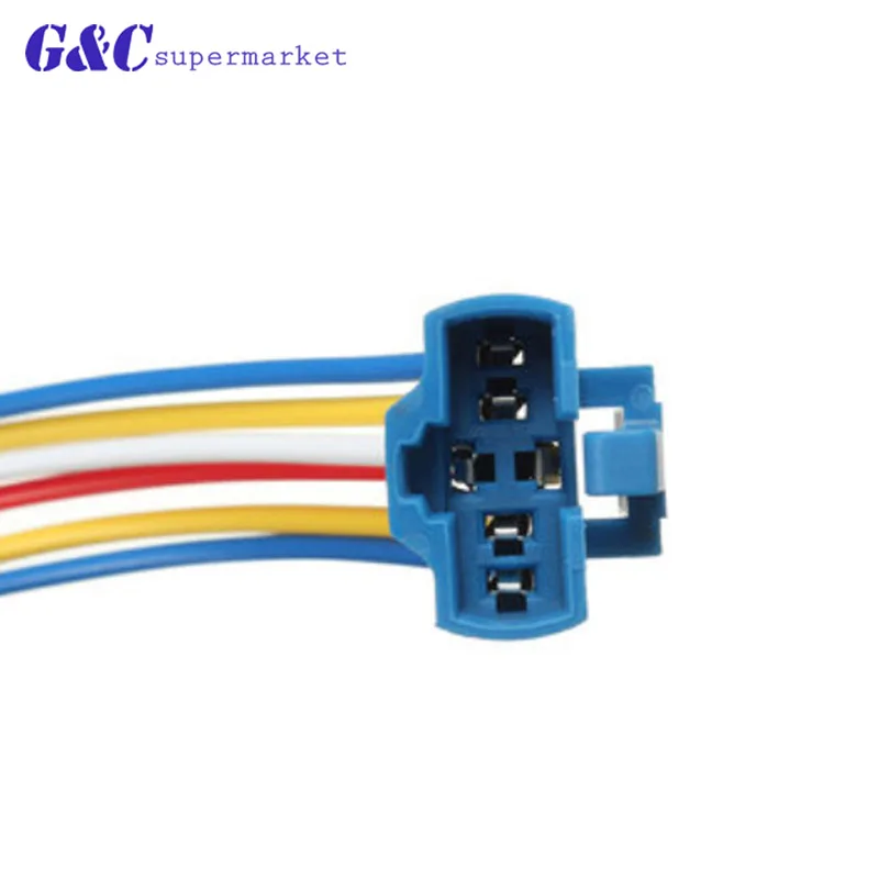 1 Pcs Wiring Socket Plug For 22mm 6 Pin Metal Push Buttons Switch Wire Socket