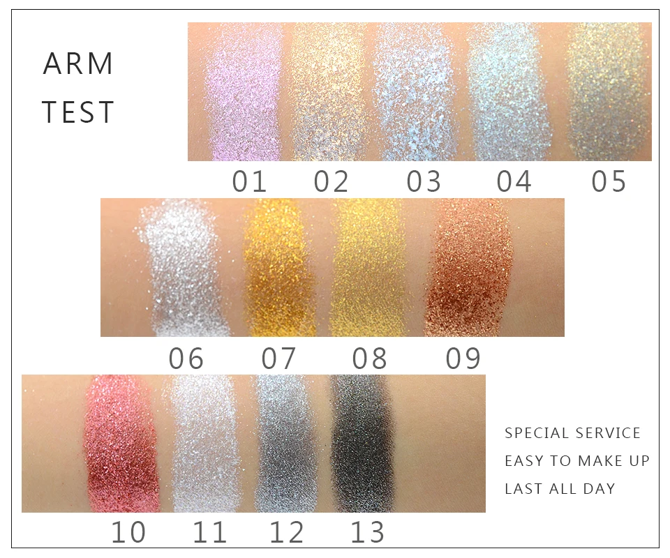 LOVE ALPHA Single Eyeshadow 13 Colors Glitter Powder Makeup Pigments Shimmer Matte Nude Eyeshadow Powder Eye Shadow Cosmetics (4)