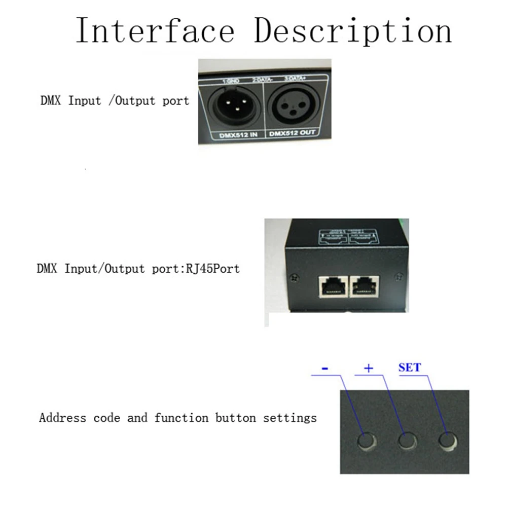 4 канала DMX512 декодер RGBW Led RGB контроллер для светодиодная лента для светодиодной ленты и этап инженерно-мастер DC12V-24V