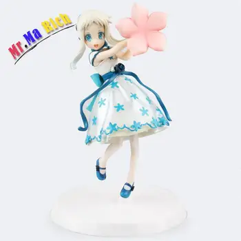 

18cm Anime Figure Anohana Menma Honma Meiko Maid Ver. PVC 7.08" Collection Hobby Model Doll Best Gift Toy