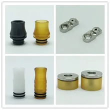 Dvarw Style MTL RTA Atomizer Accessories AFC Tight/Normal/Chimney Kit 510 PEI Drip Tip Dvarw Style MTL RTA Atomizer Accessories AFC Tight/Normal/Chimney Kit 510 PEI Drip Tip