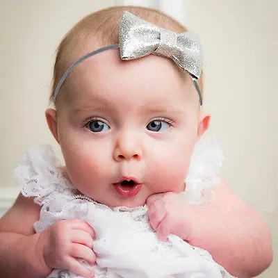 

Kids Girl Baby Toddler Bowknot Headband Hair Band Accessories Headwear For Infant