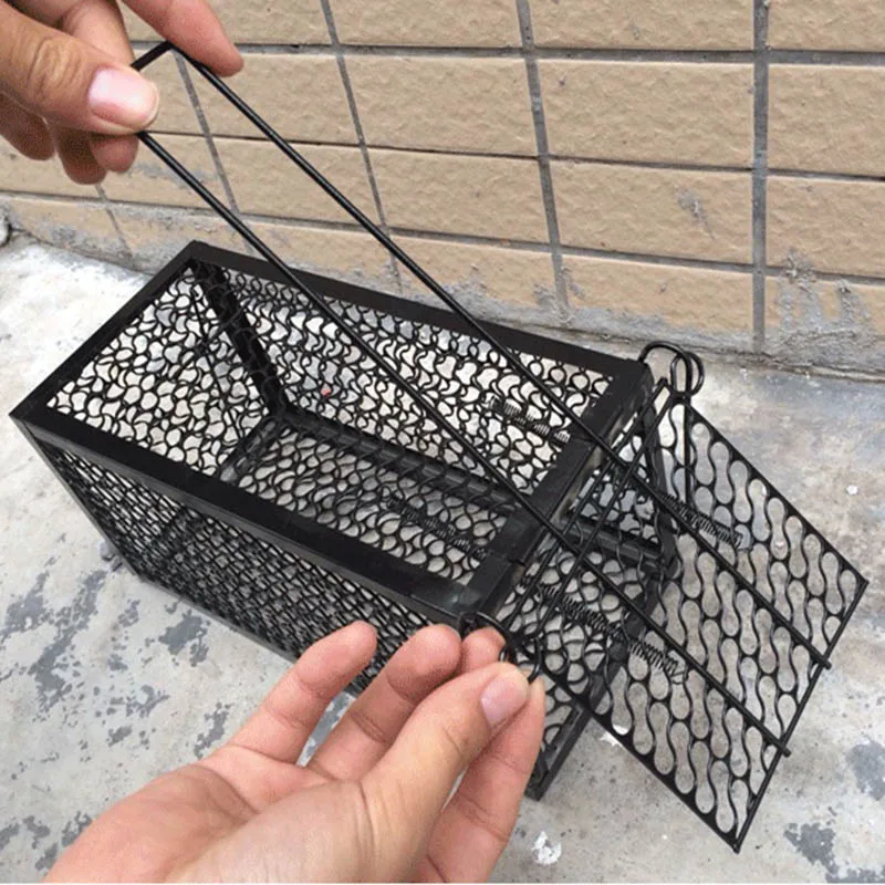

Single Door Rat Cage Home Mice Killer Rodent Animal Trap Catch Bait Mouse Control Hamster Cages QP2