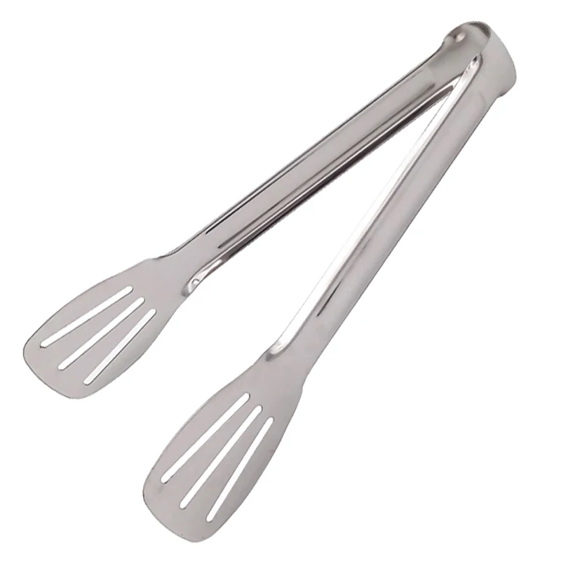 Stainless Steel Kitchen Tongs BBQ Clip Food Tongs Pizza Bread Dessert Server Steak Salad Buffet Serving Clip Kitchen Tools (10)