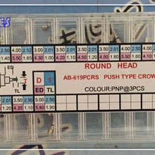 39 шт серебряная круглая головка толкатель типа короны для ремонта часов