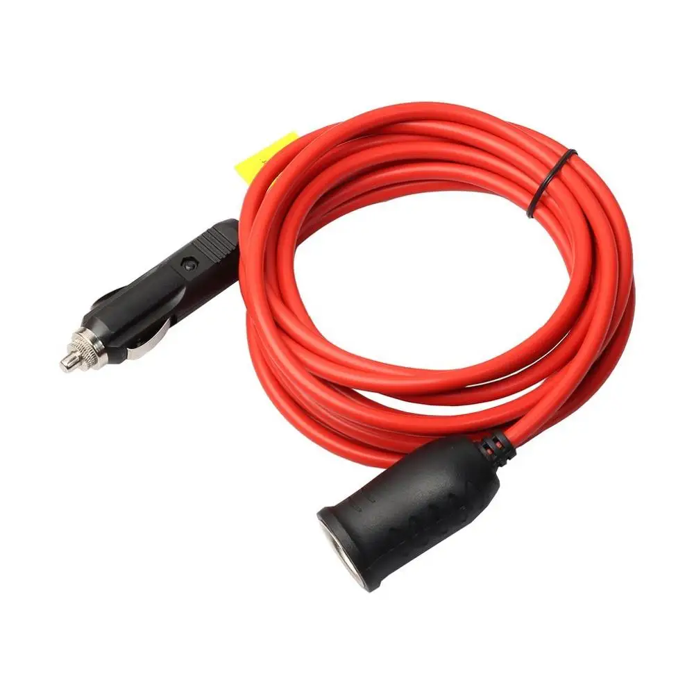 

Heavy Duty Universal 12V/24V Cigarette Lighter Plug Male to Female Extension Cable with Socket 10A Fused 3.6 Meters