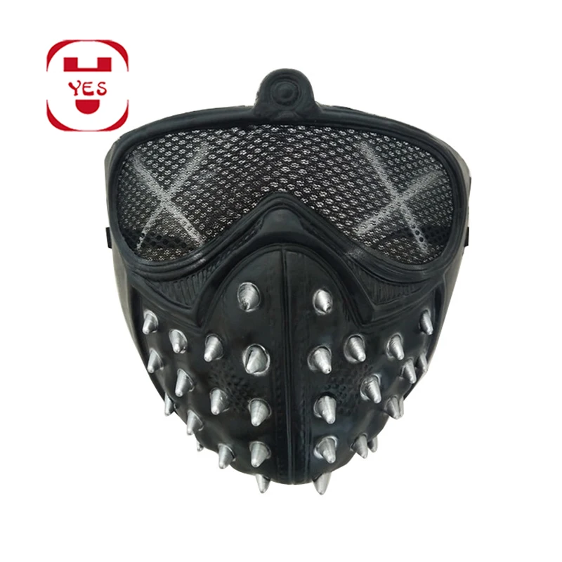 Watch Dogs 2 Steampunk Style Mask Marcus Holloway Wrench Rivet Face Masks Halloween Carnival Paty Prom Stage Performance Props