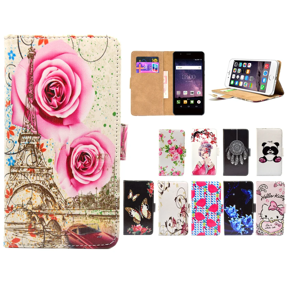 

LIHAIJUN 3C Higt quality Cartoon Flip pu leather Phone Cases Cover For Philips S318