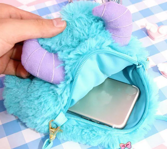 1 шт. японский монстр игрушка sulley Sullivan Монстры плюшевый рюкзак сумка сумки для кукол для девочек подарок плюшевые игрушки