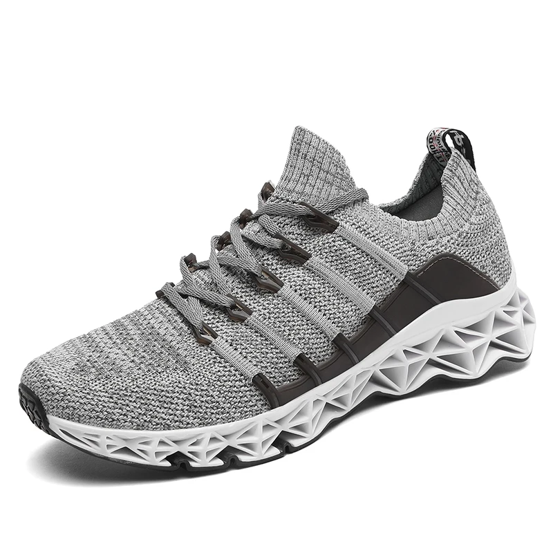

Men Shoes Casual Mens Autumn High Quality Anti-Slip Comfortable Vulcanized Shoes Man Flats Size 39-45 Flying woven shoes 5J1886