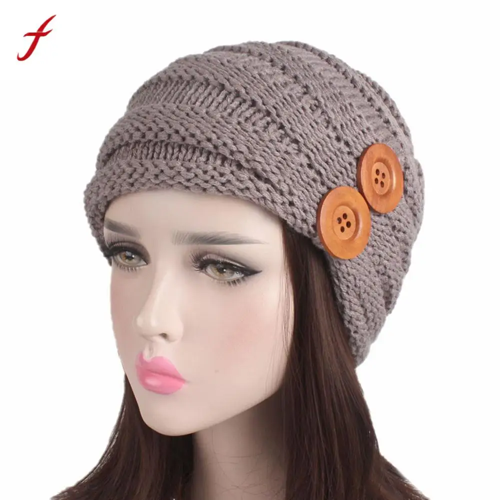 

2017 Autumn New Winter Cap Women Warm Woolen Knitted Fashion Hat Ladies Winter Wool Knitting Hat Turban Cap Beanie Skullies