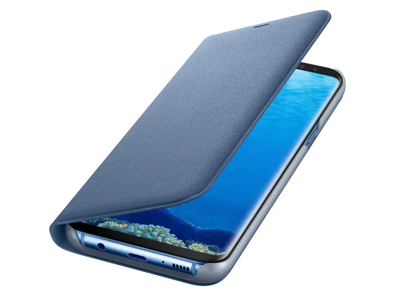 samsung светодиодный чехол Smart Cover чехол для телефона EF-NG955 для samsung Galaxy S8+ S8 Plus S8plus функция сна карман для карт