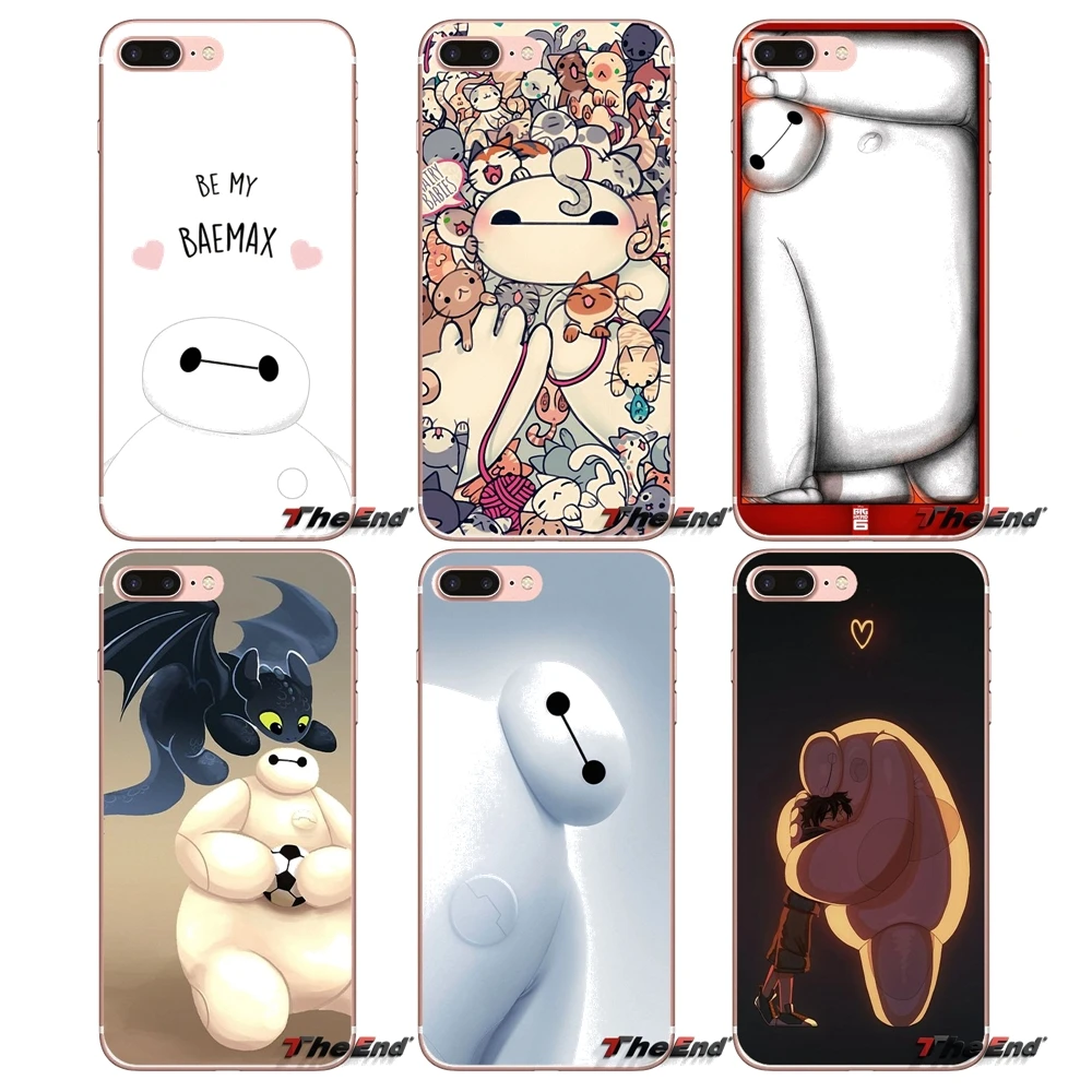 Для Samsung Galaxy S2 S3 S4 S5 MINI S6 S7 edge S8 S9 Plus Note 2 3 4 5 8 Coque Fundas Big Hero 6 Flying Baymax TPU силиконовый