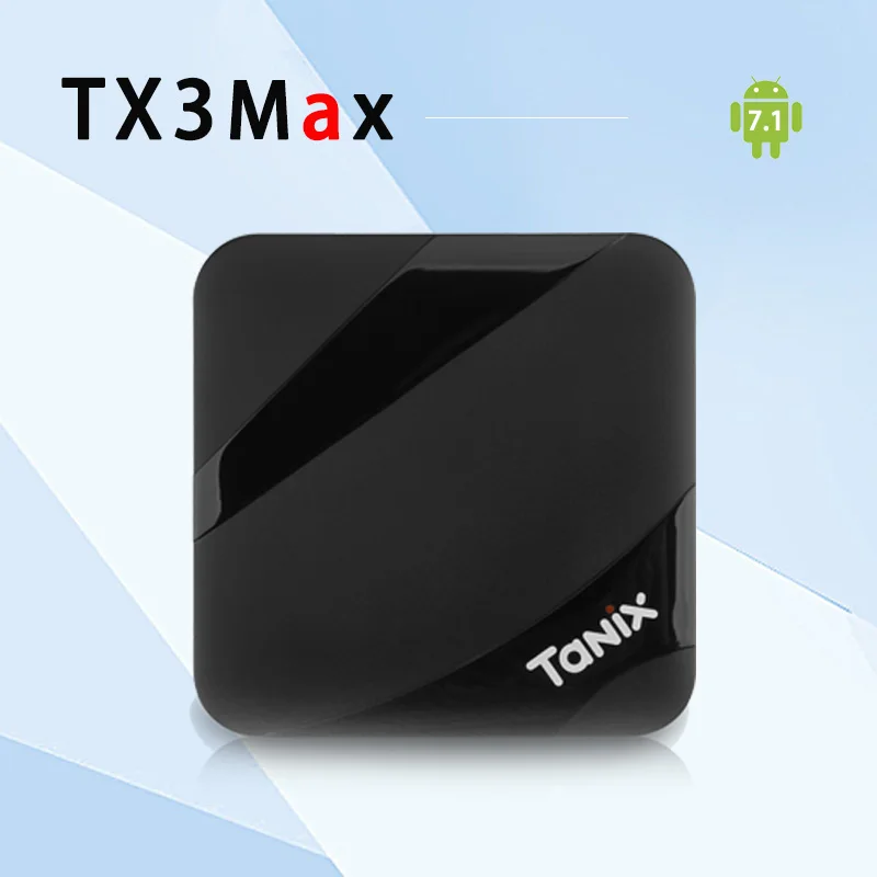

TX3 Max Smart TV Box Android 7.1 Set-top Box HDMI 2.0 H.265 4K Media Player Amlogic S905W 2GB 16GB Bluetooth PK x96 mini