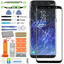 НОВЫЕ комплекты для замены переднего стекла экрана для samsung Galaxy S8 G950 S8 Plus G955