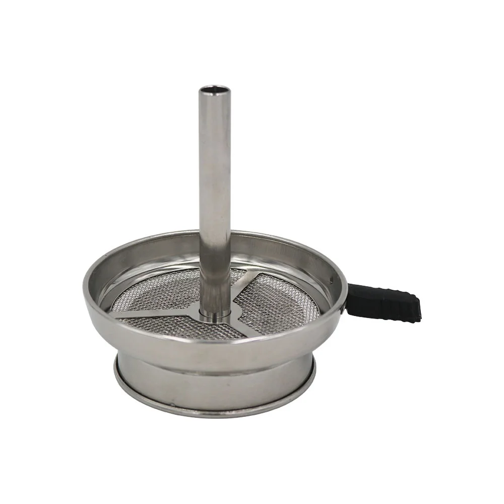 

1PC Metal Charcoal Screens Holder With Silicone Handle For Shisha Hookahs Chicha Narguile DIY Accessories
