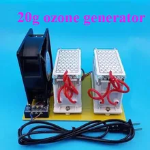 20 г генератор озона 110 В 220 В портативный генератор озона очиститель воздуха фрукты и овощи стерилиза