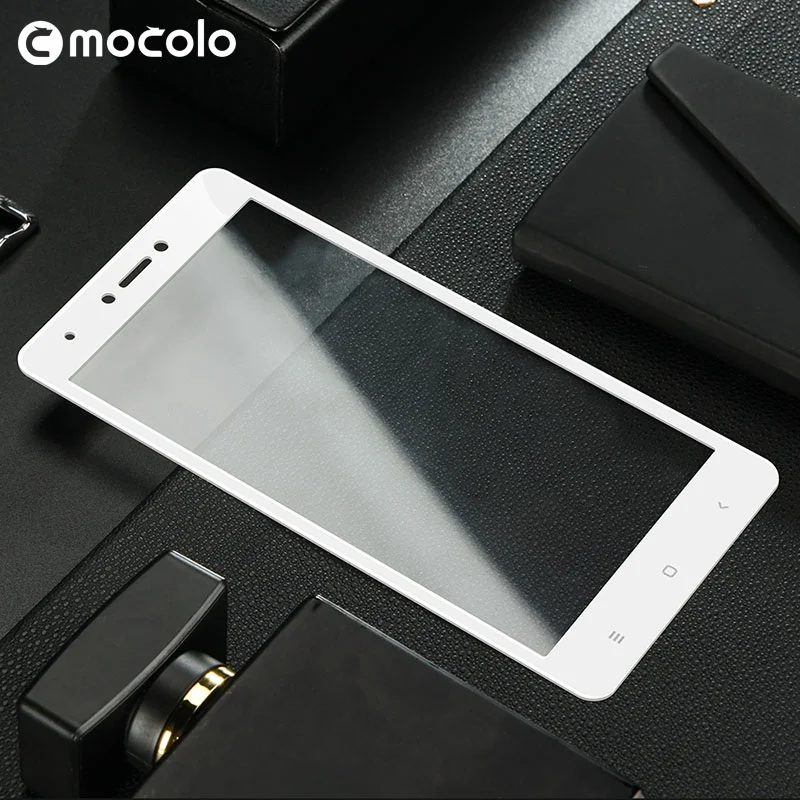 MOCOLO 2.5D Arc Edge Full Cover Tempered Glass Screen Protector for Xiaomi Redmi Note 4/Note 4X